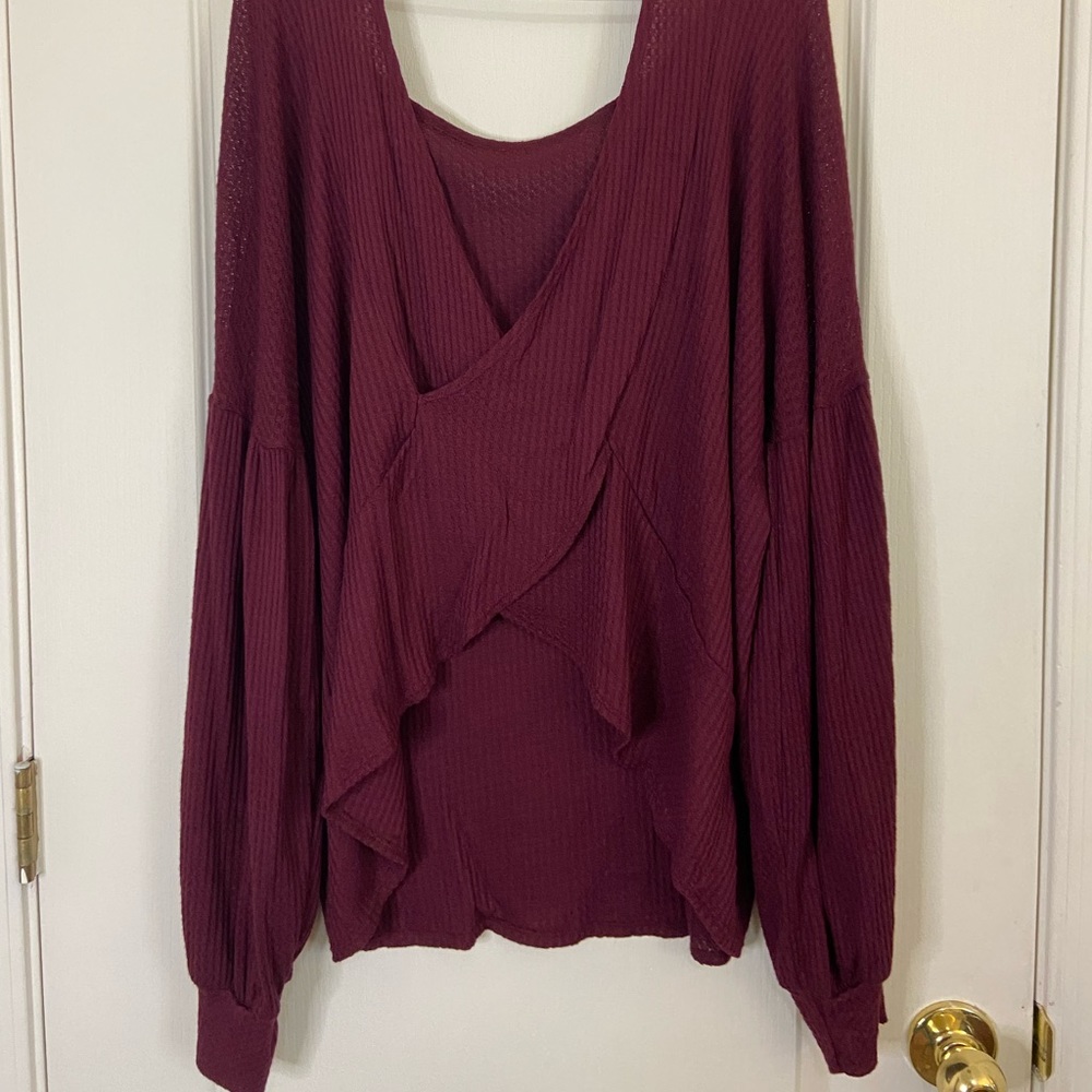 Oversized Maroon sweater